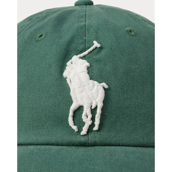 NWT MENS POLO RALPH LAUREN BASEBALL CAP~GREEN~OS - Picture 2 of 3